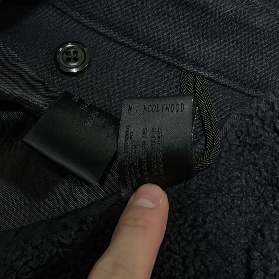 [36] 엔 할리우드 보아 라이너 하프 코트 상품이미지9