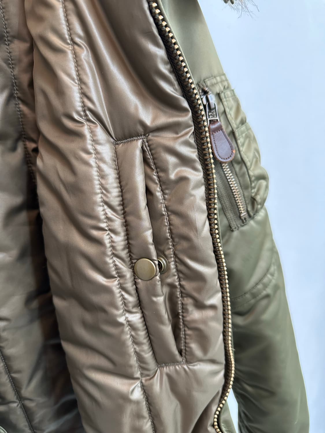 히스테릭글래머 N-3B 퍼 트리밍 프리마로프트 자켓 항공 점퍼 패딩 파카 상품이미지7