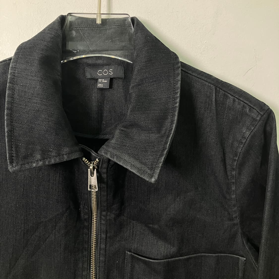 코스 블랙 코튼 크롭 자켓 38 상품이미지4