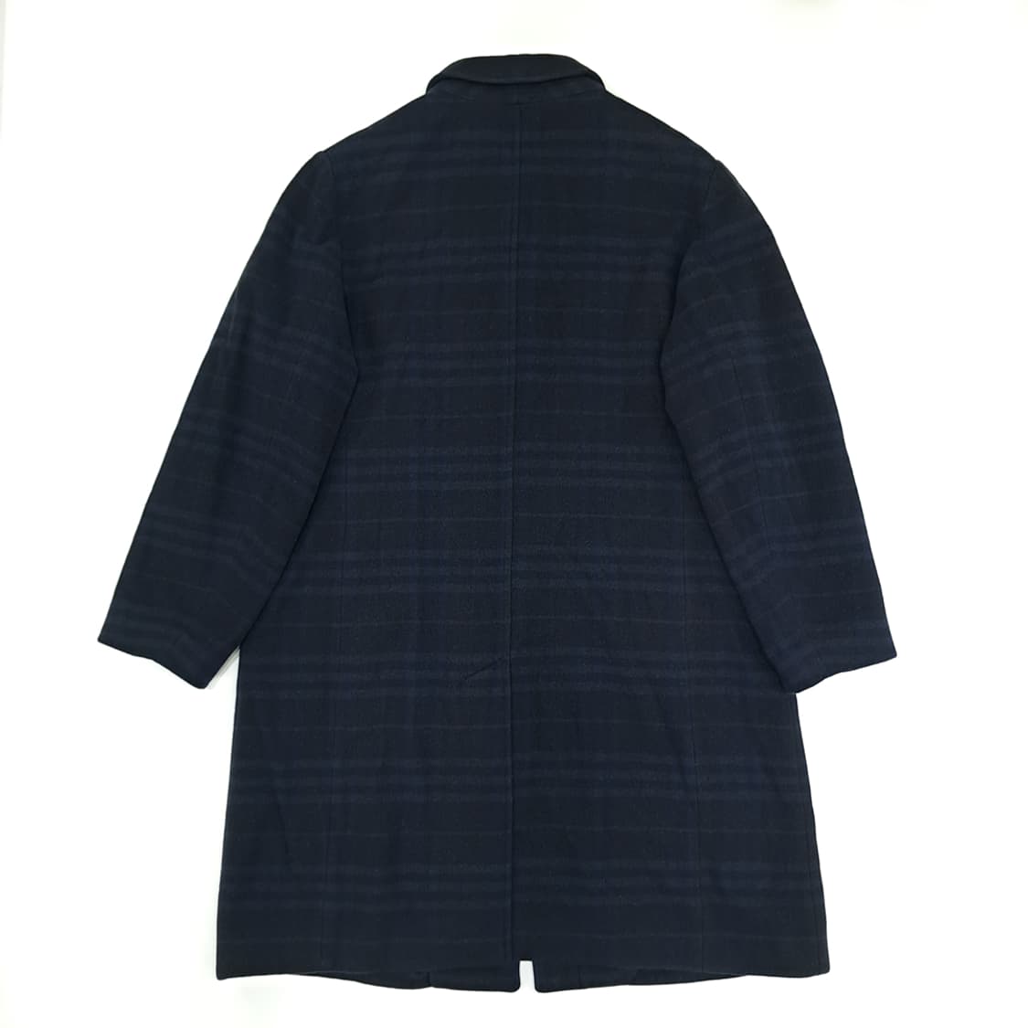 CN798 M 버버리 런던 울 캐시미어 체크 코트 상품이미지9