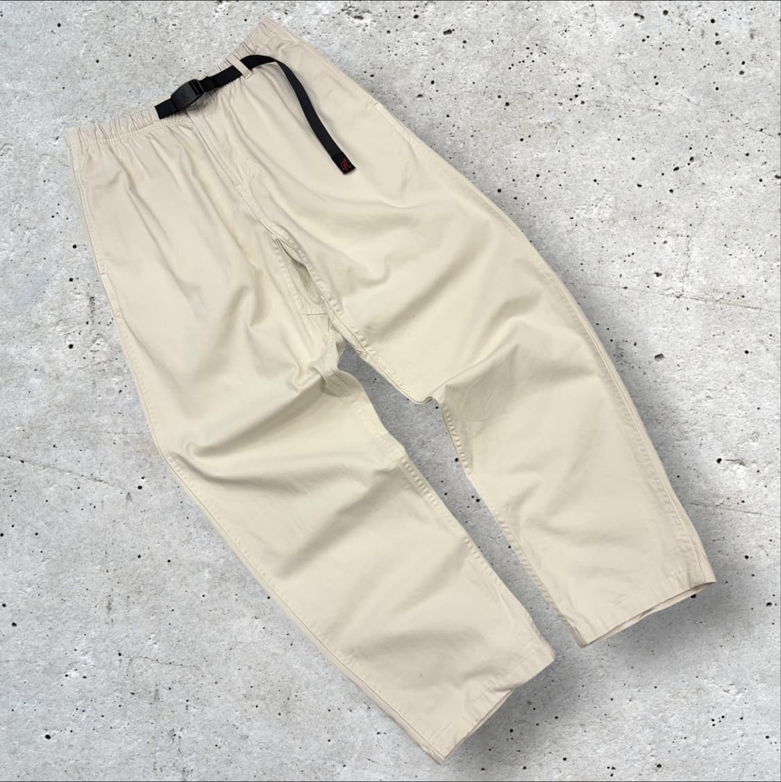 [M] 그라미치 아이보리 화이트 벨트 바지 팬츠 C766 상품이미지1