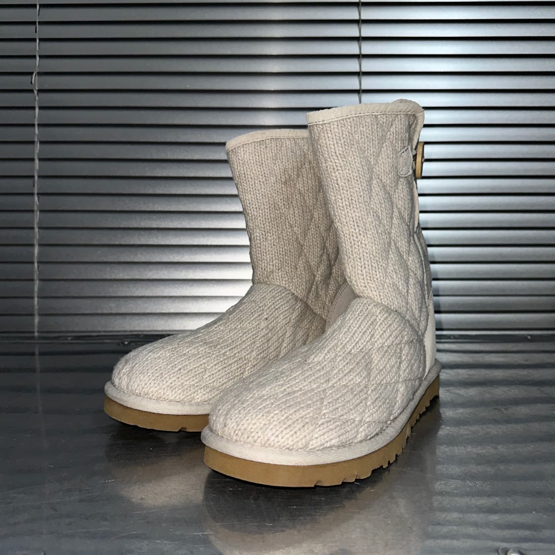 00s 니트 숏 어그 부츠 상품이미지4
