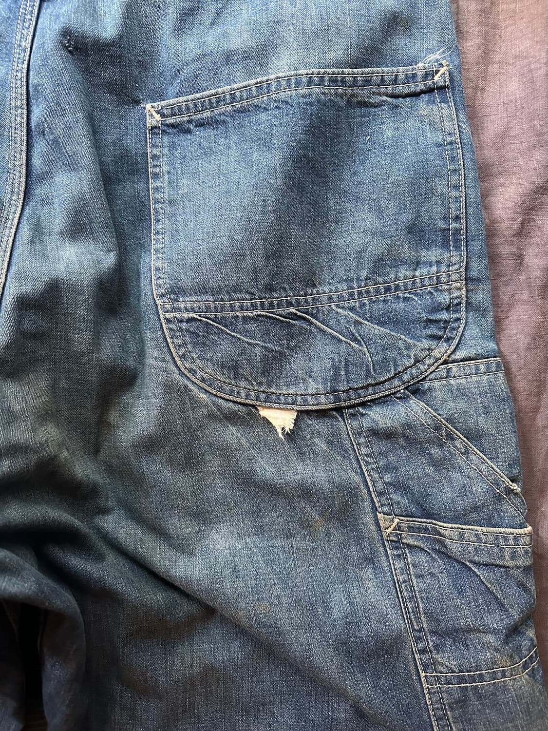 60s USA LEE 리 Boss of the Road 11z 데님 팬츠 상품이미지7