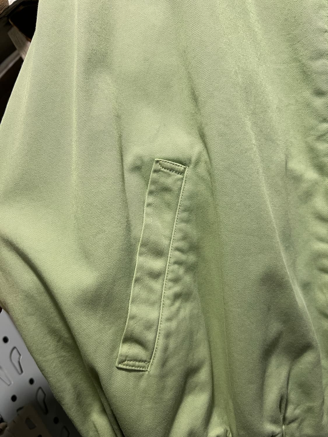 [M]90's 폴로 랄프로렌 그린 가먼트다잉 코튼 드리즐러 자켓 상품이미지4