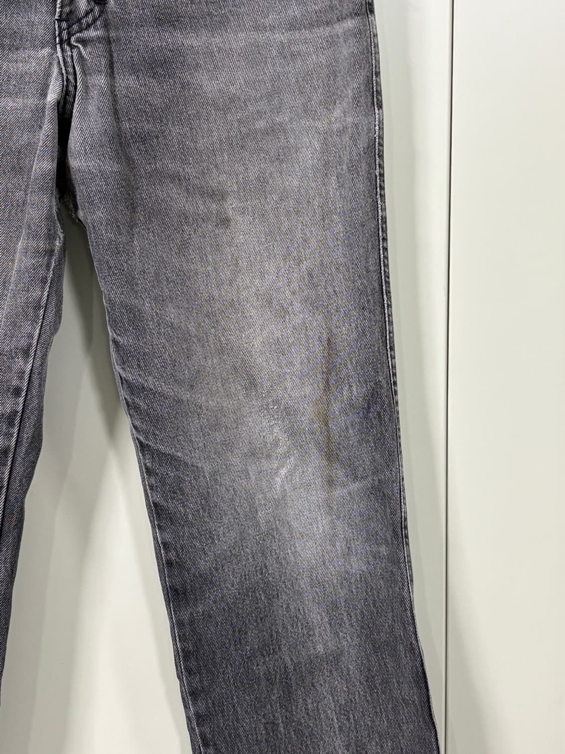 90s USA 할리데이비슨 바이커 흑청 데님 상품이미지4