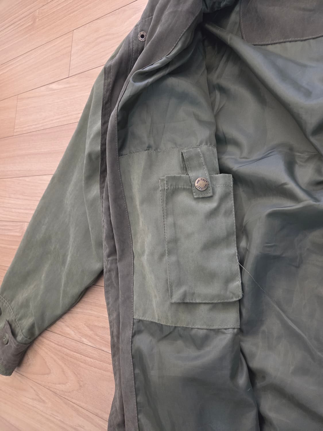 스텀 밀텍 헌팅 재킷 올리브 (105~110) 상품이미지2