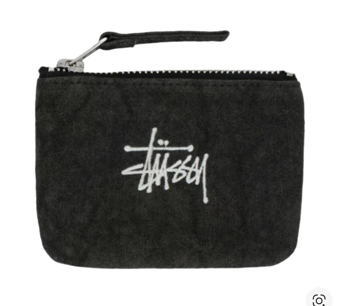 [새상품] 플래시세일 택포4만원! 스투시 캔버스 코인 파우치 워시드블랙 상품이미지4