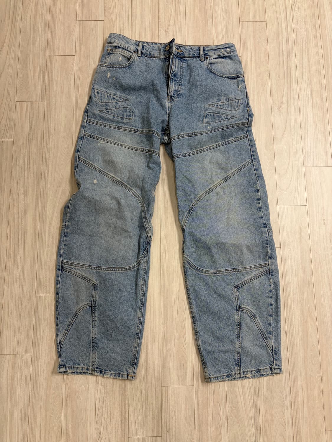 자라 디테일 데님팬츠 상품이미지1