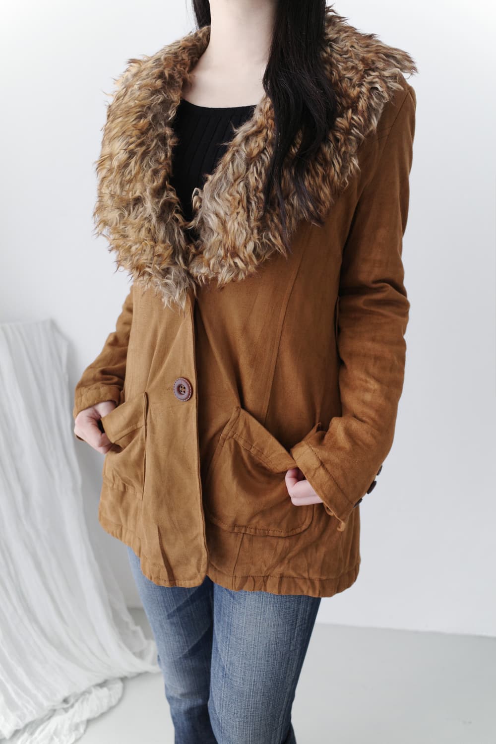 fur suade jacket  상품이미지6