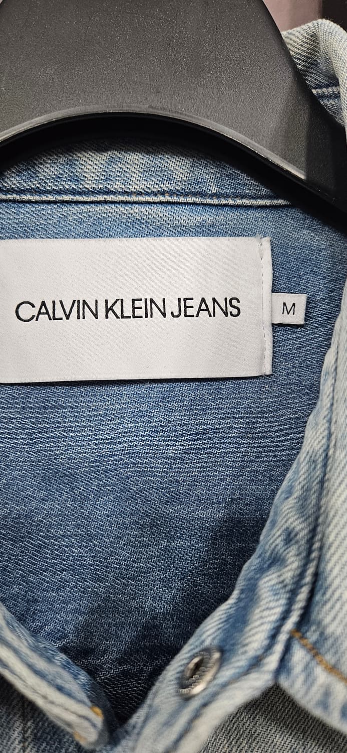 캘빈클라인 워싱 데님 셔츠 남방 M 상품이미지3