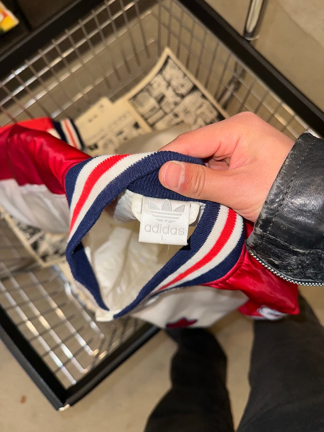 80’s Adidas logo embroidery jacket 상품이미지9