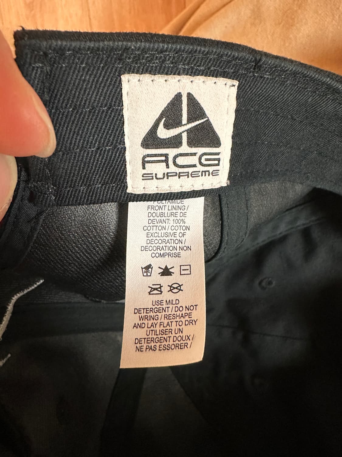 슈프림 x acg 6패널 볼캡 상품이미지4