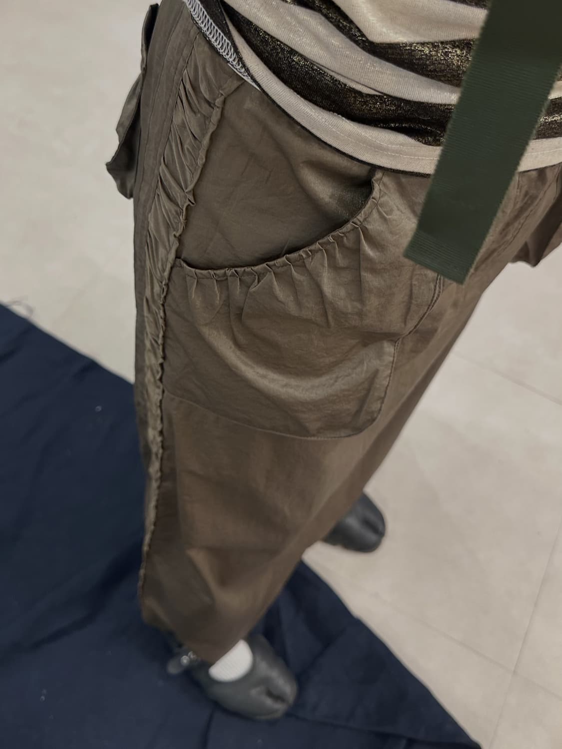[Hiroko Koshino] side shirring skirt 상품이미지3