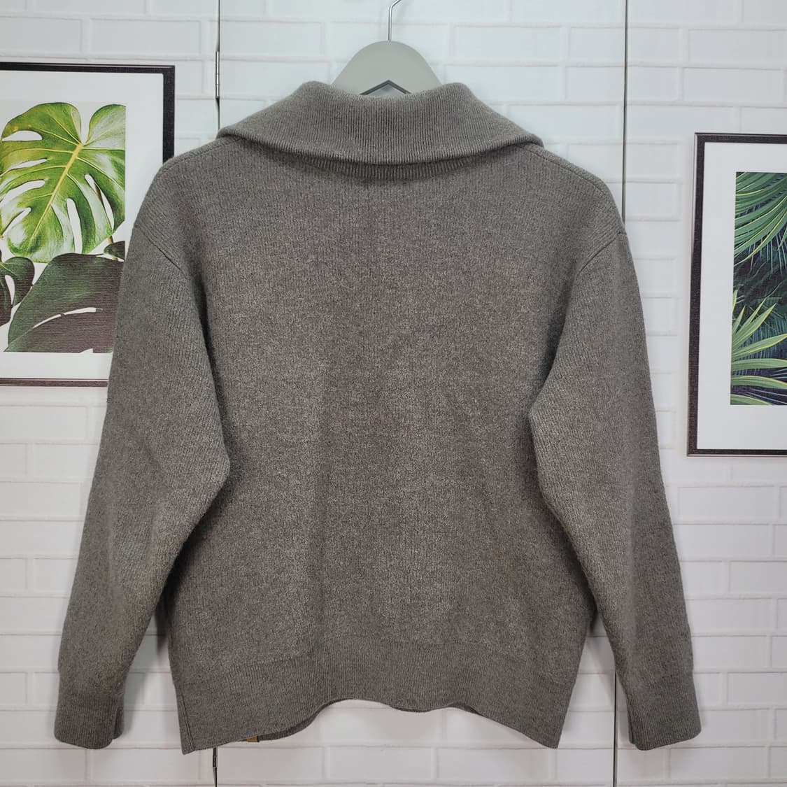 노스페이스 메리노울 하프집 스웨터 S / 90사이즈 상품이미지5