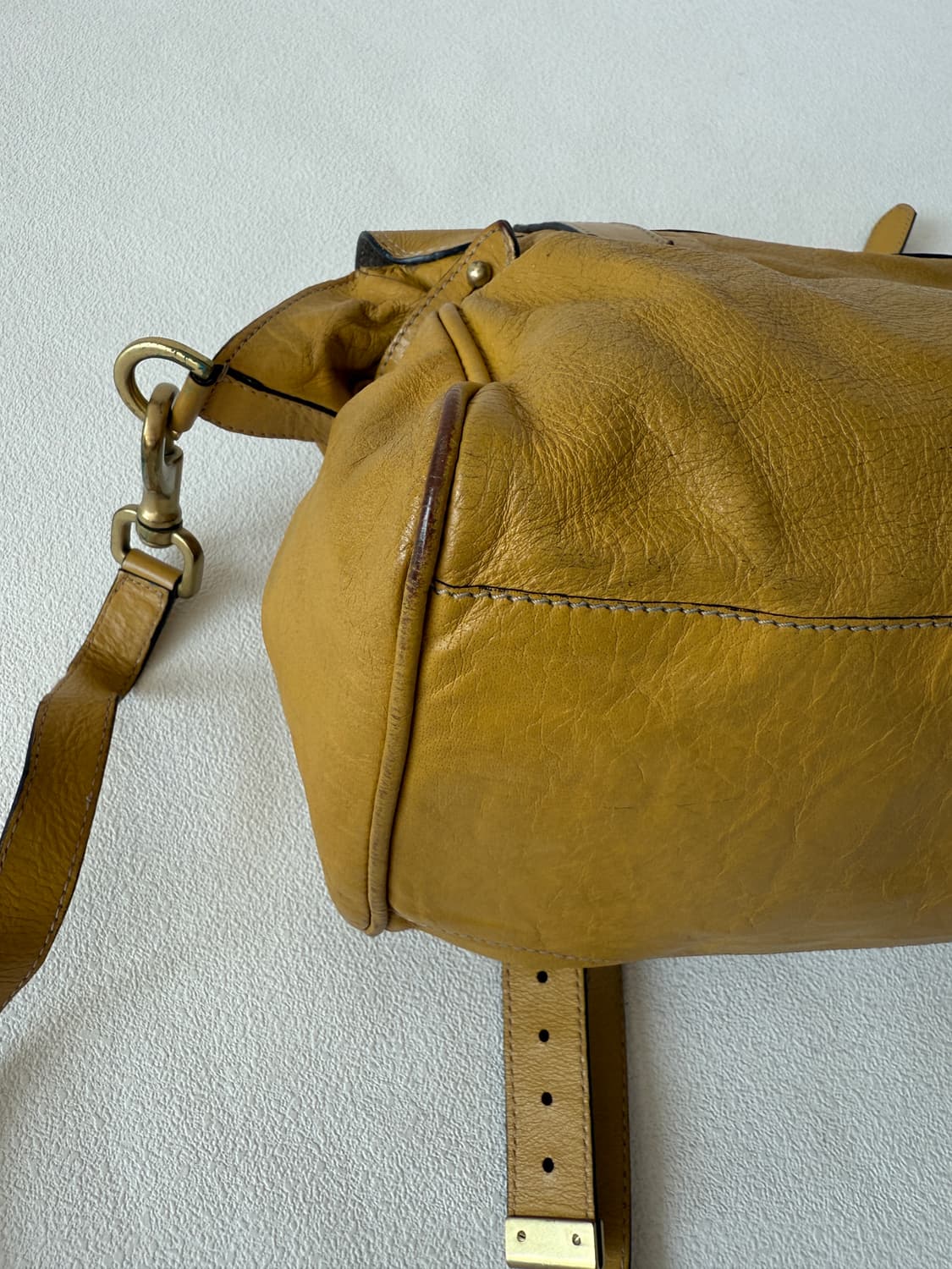 멀버리(Mulberry) 레더 머스타드 알렉사백(ENGLAND) 상품이미지6