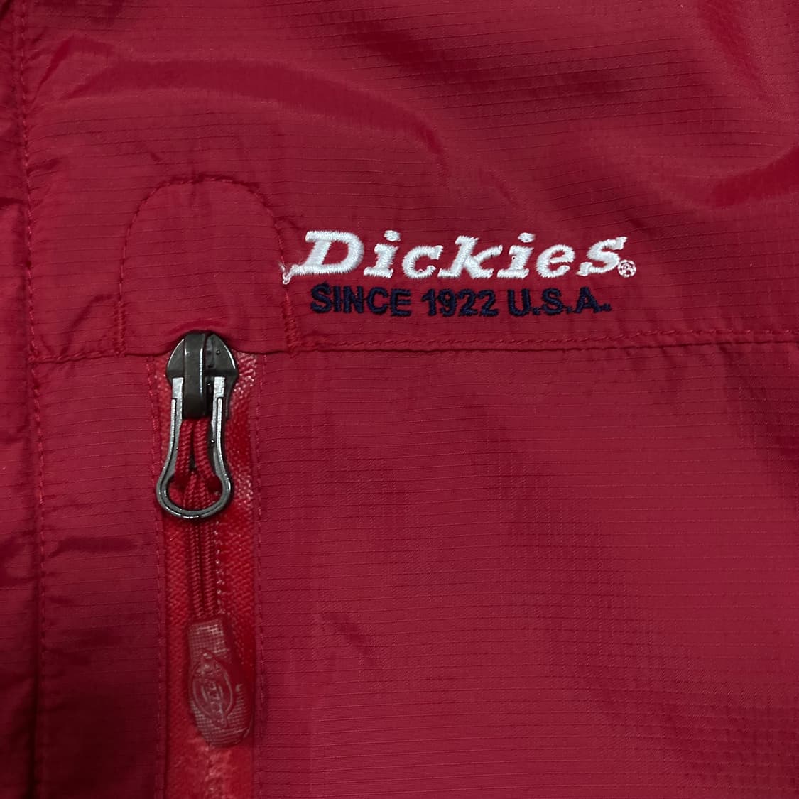 디키즈 스몰 로고 레드 바람막이 상품이미지2