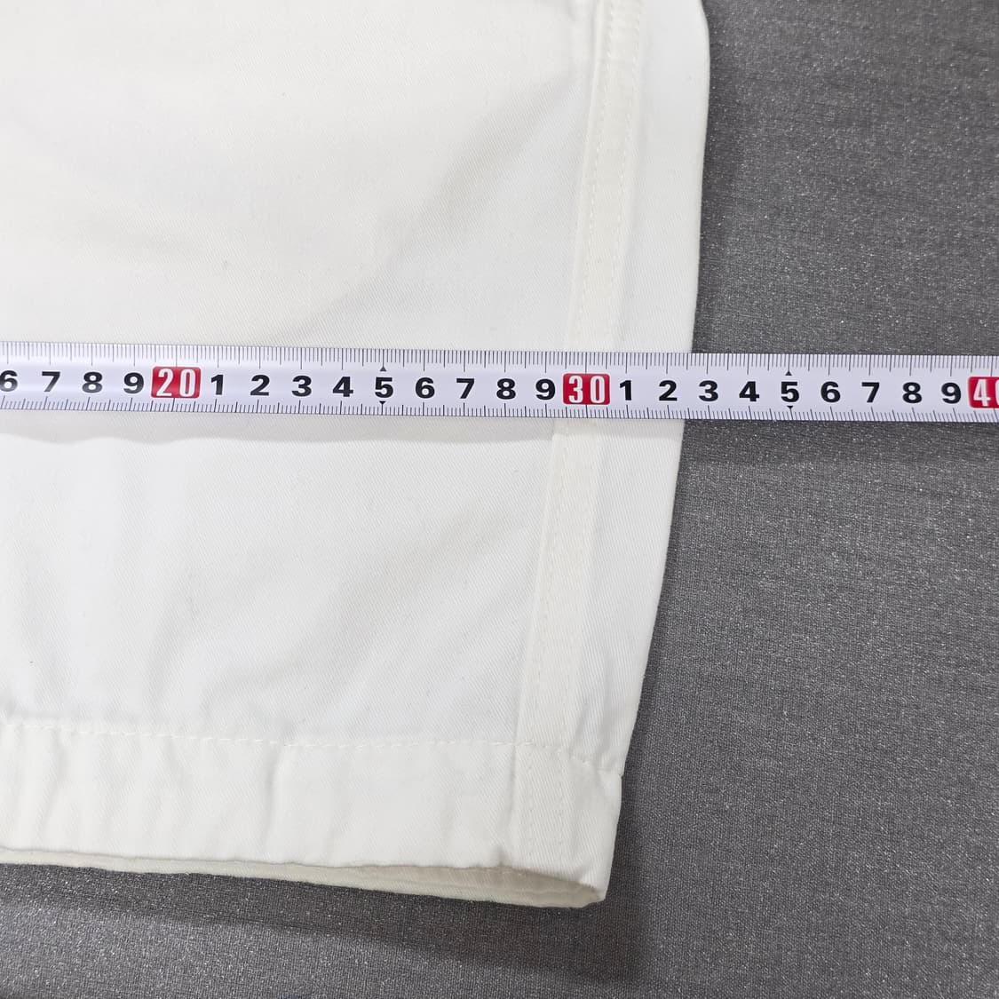 32 아베크롬비 화이트 치노 숏팬츠 반바지 상품이미지6