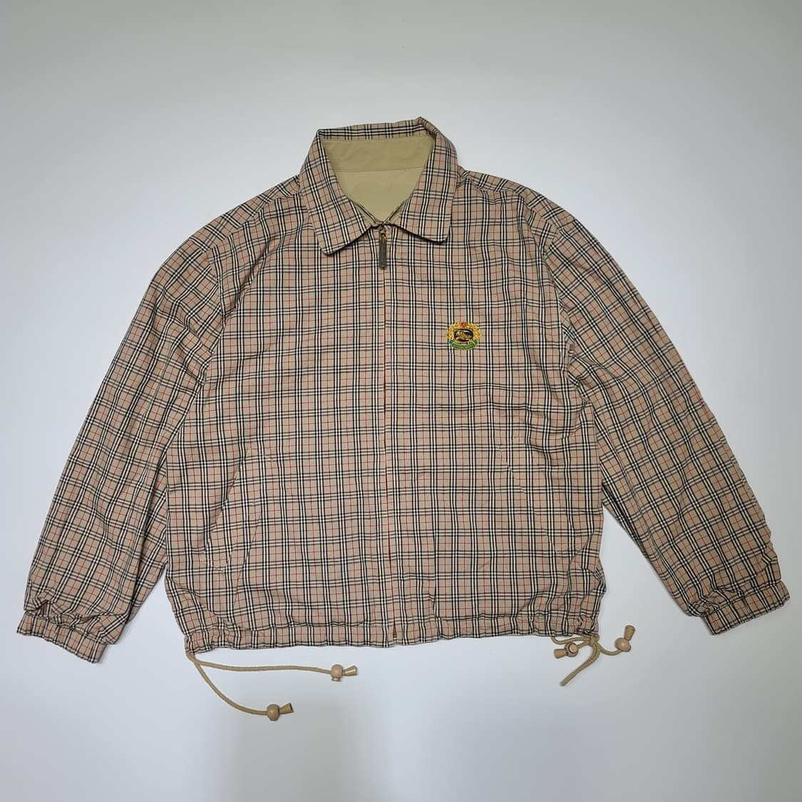90s 버버리 노바 체크 리버시블 자켓[S~M] 상품이미지1