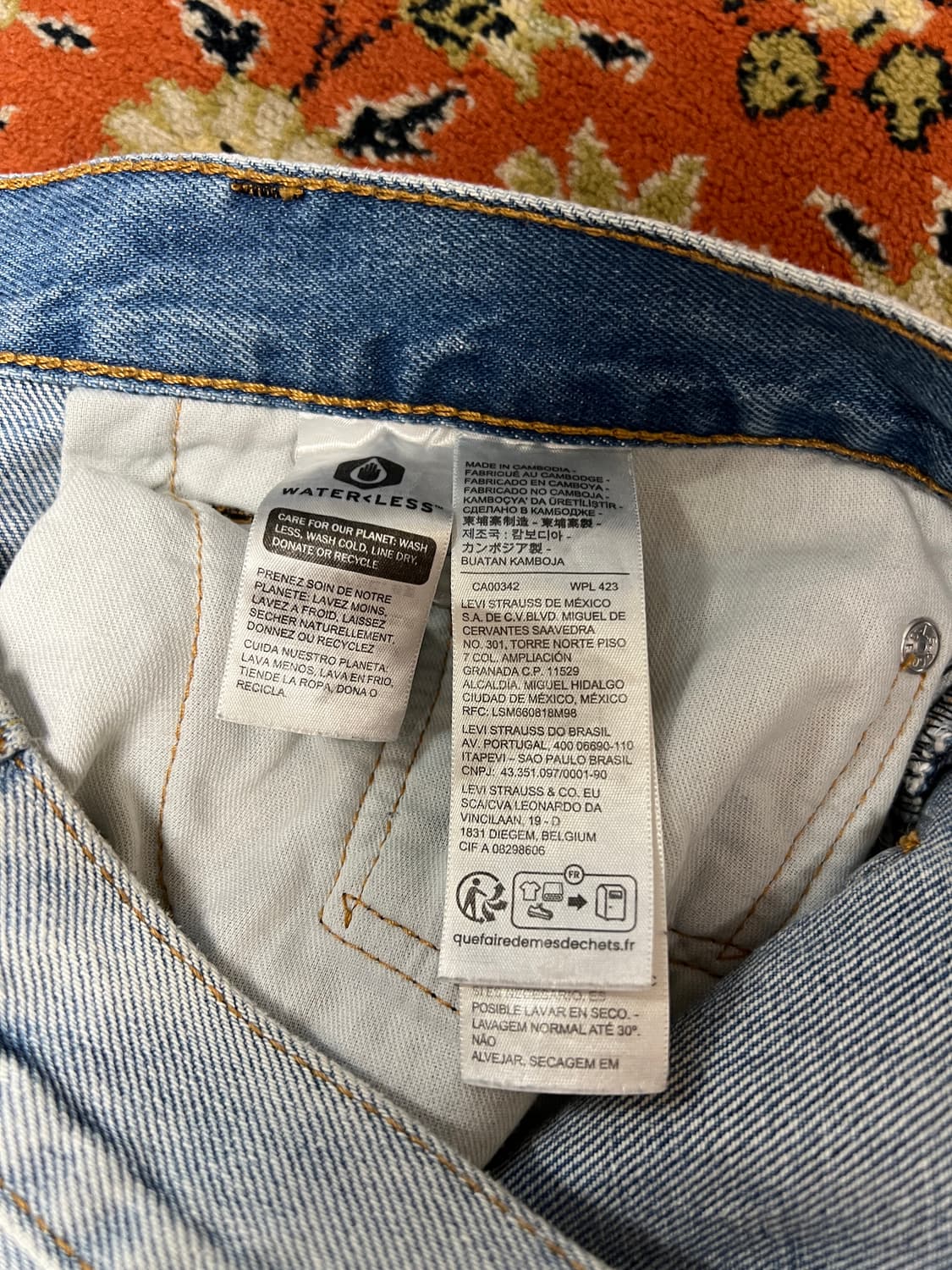 [36] LEVI'S 550 빈티지 연청 데님 팬츠 상품이미지9