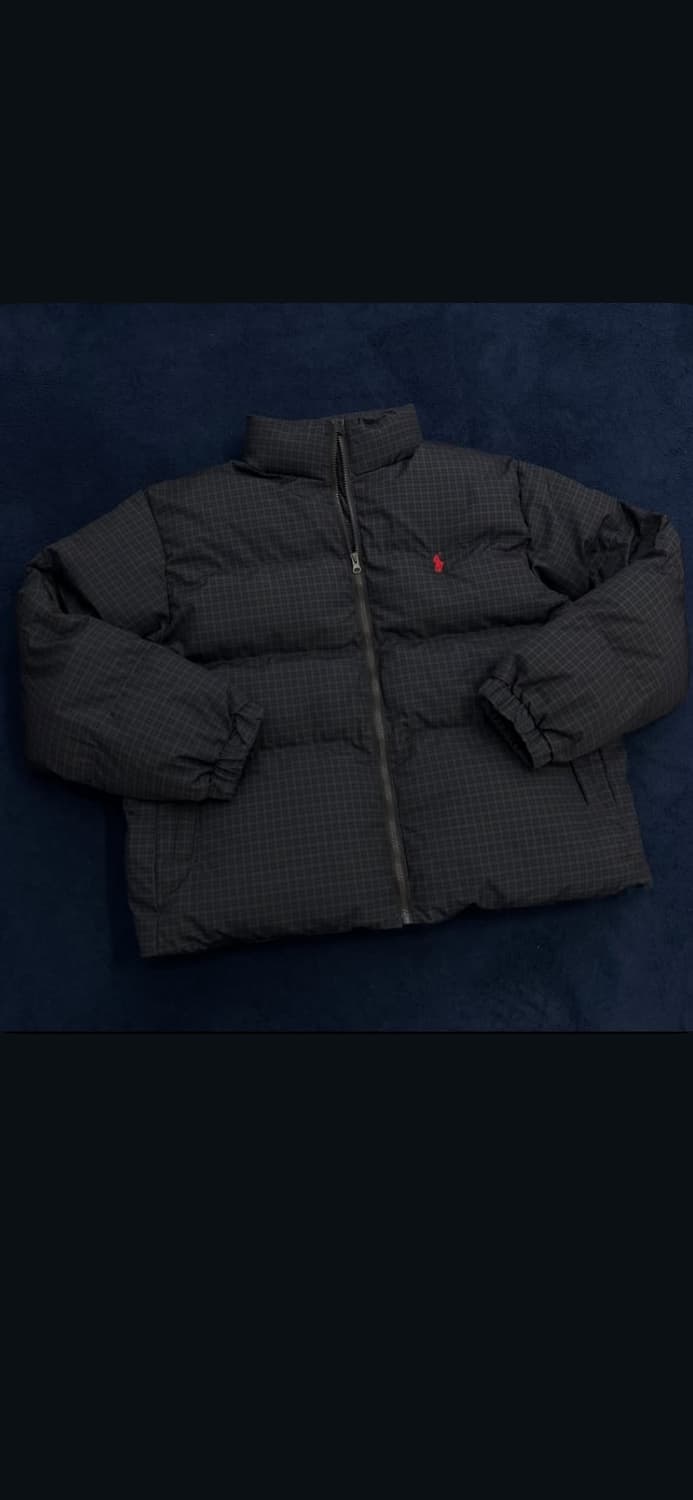 폴로 체크 패딩 상품이미지2