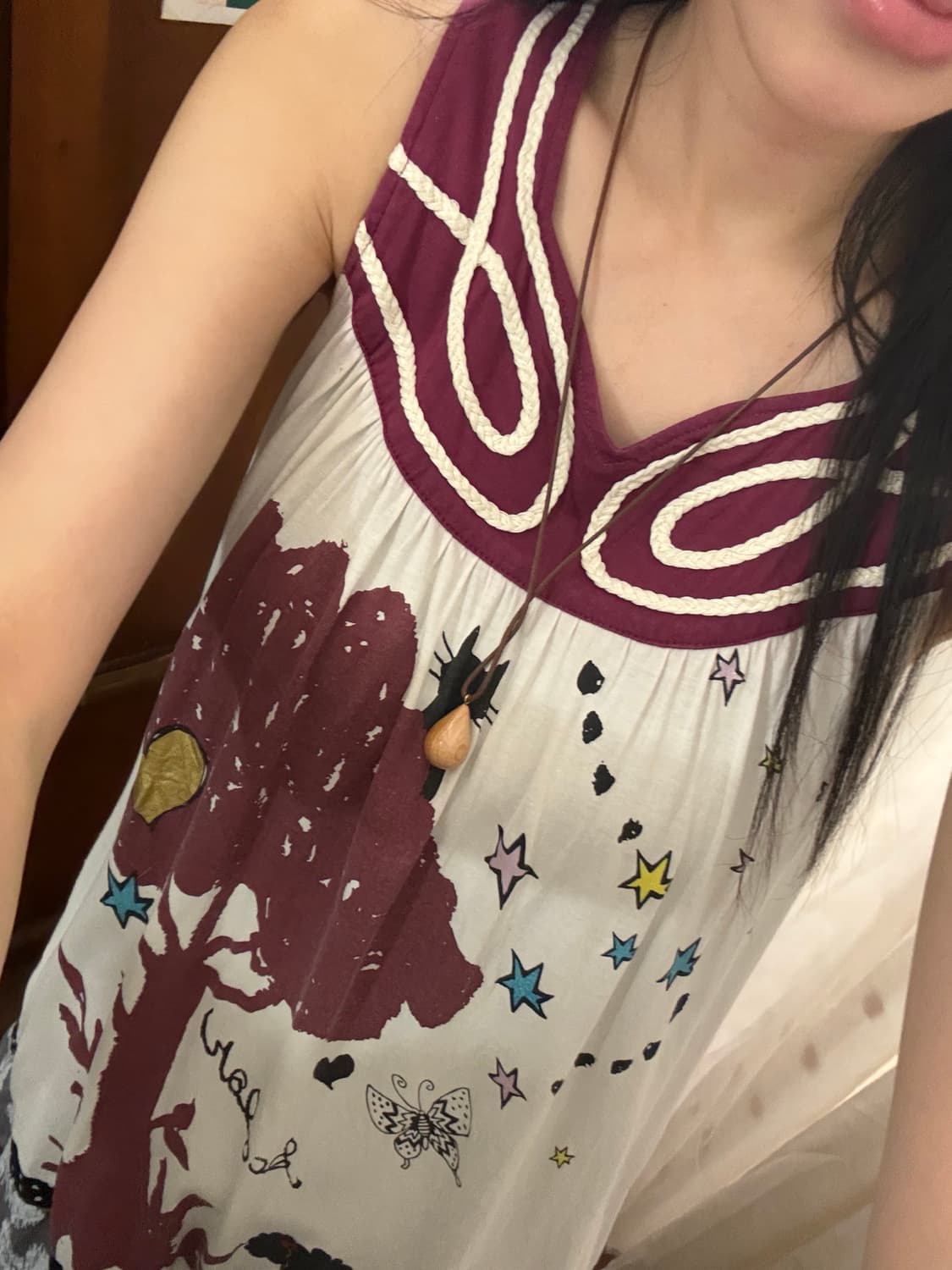 jpn vintage grapic mini dress 상품이미지3