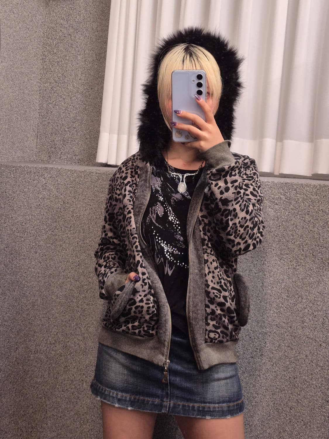 LEOPARD FUR ZIPUP 상품이미지3