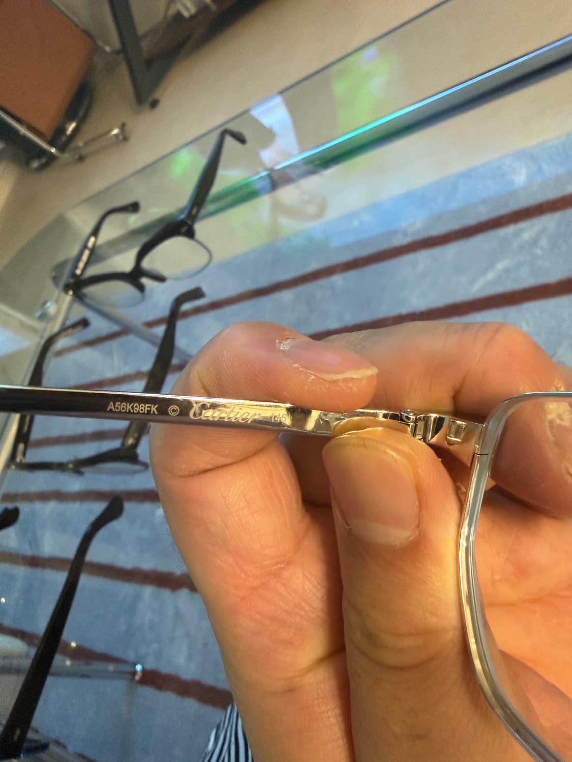 까르띠에 산토스 CT0480O XL 안경 상품이미지5