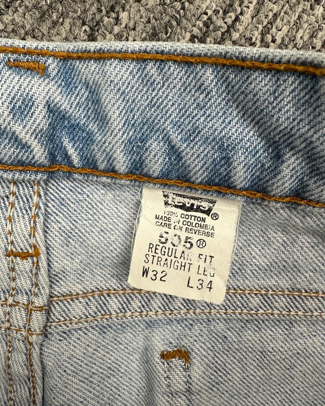  (허단41)90'S 리바이스 505 오렌지탭-M1919 상품이미지4