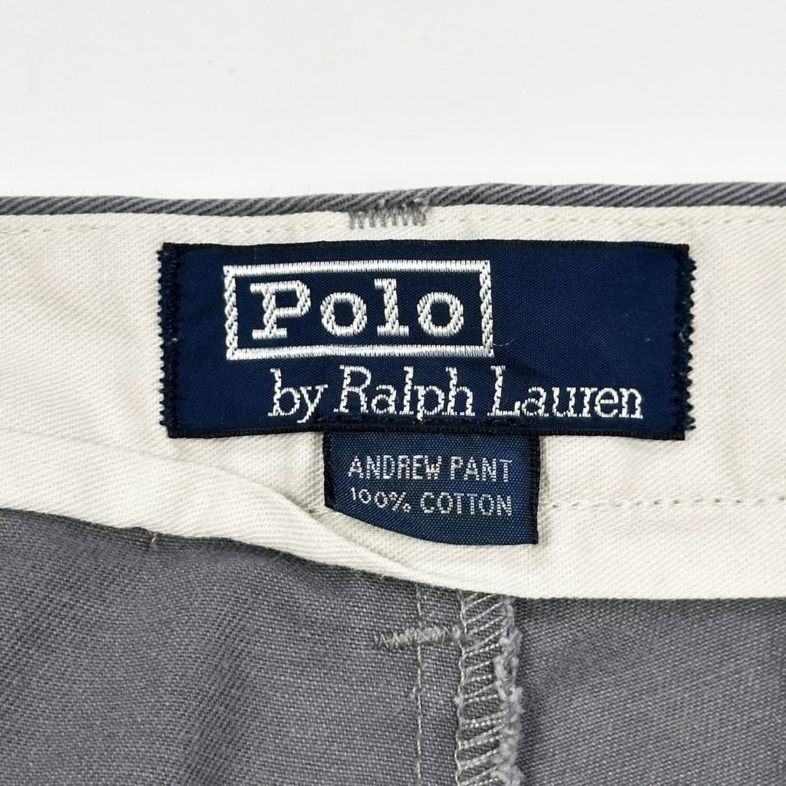 32 폴로 랄프로렌 클래식 와이드핏 치노팬츠 그레이 상품이미지6