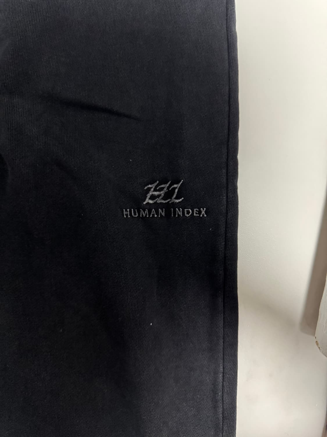 [4,XL]폴리테루 휴먼인덱스 스웻팬츠 002 블랙 상품이미지3