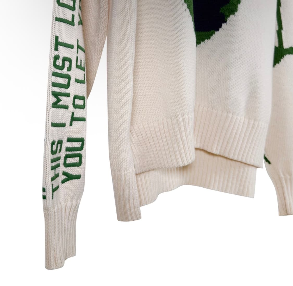 [M] 디올 x 캑터스 잭 남성 오버사이즈 트레비스 스캇 에크루 울 니트 상품이미지6