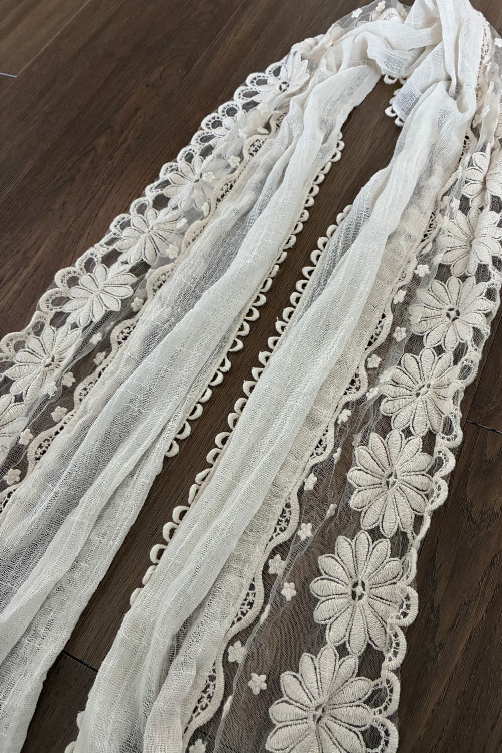 Ivory Lace Scarf 상품이미지2