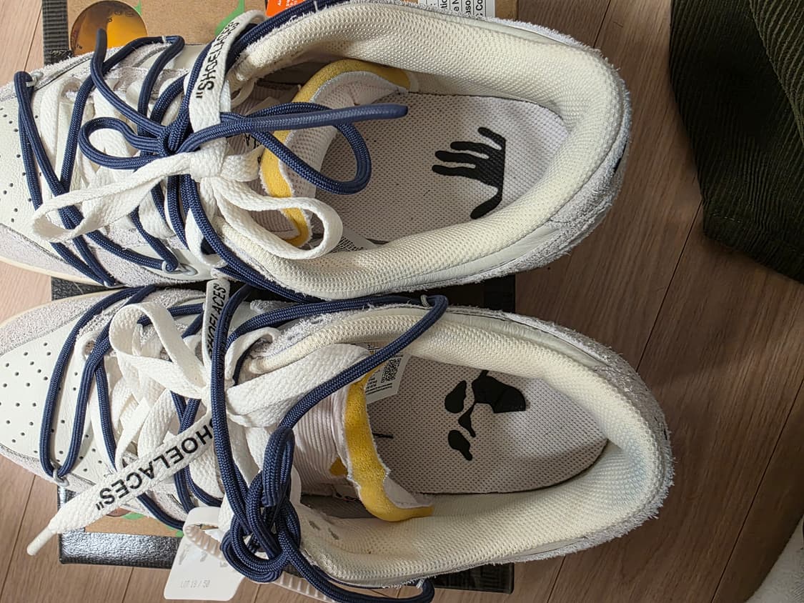 오프화이트x나이키 덩크 lot 18 275사이즈 상품이미지7