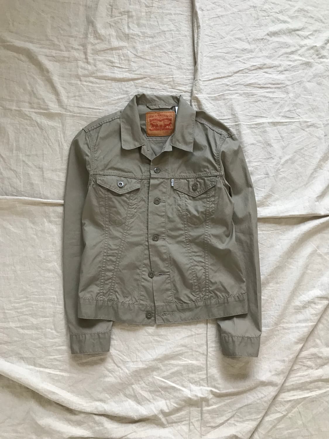 리바이스 베이지 트러커 셔츠 자켓 상품이미지5