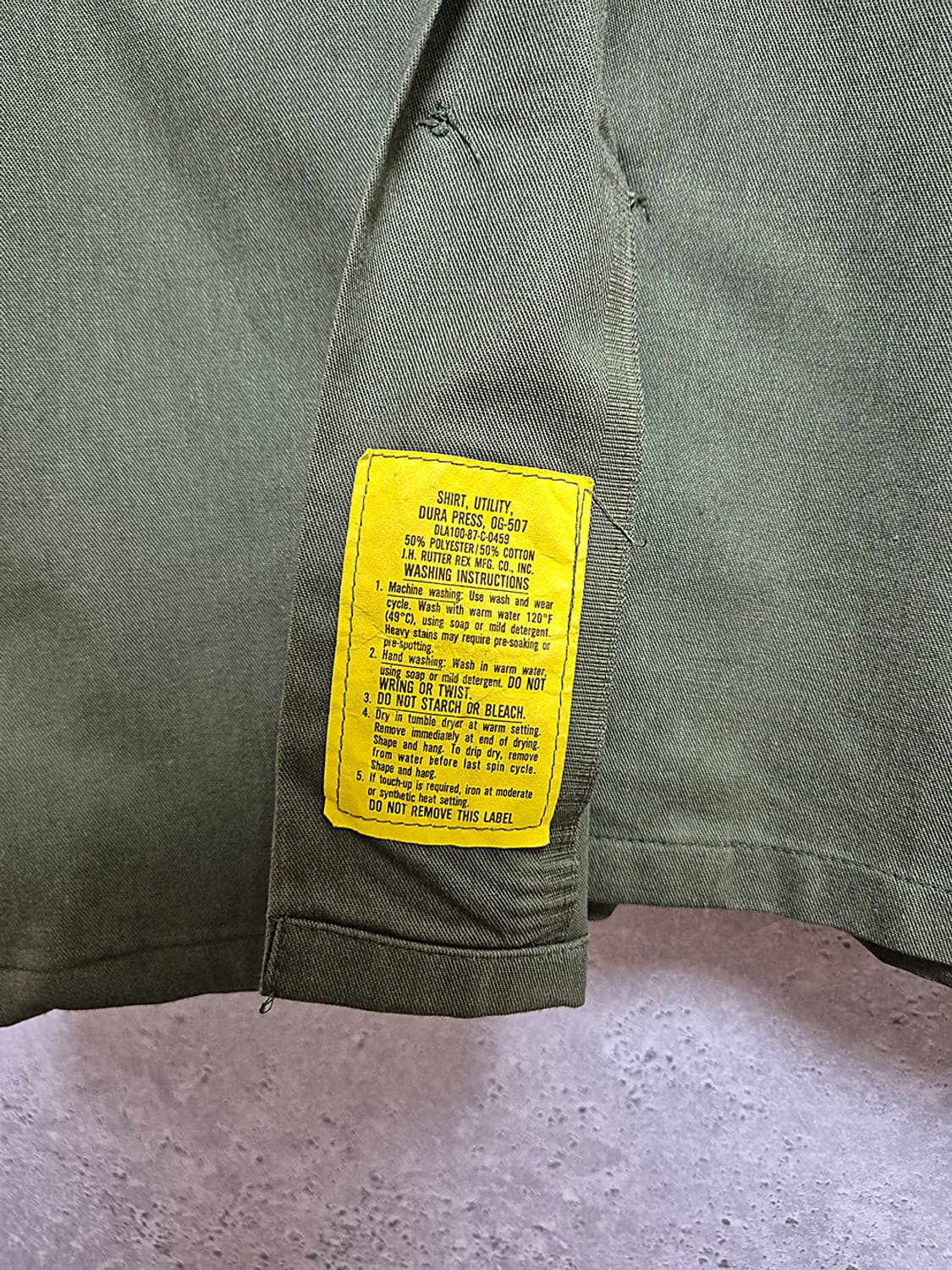 U.S.ARMY utility shirt 밀리터리 셔츠 상품이미지6
