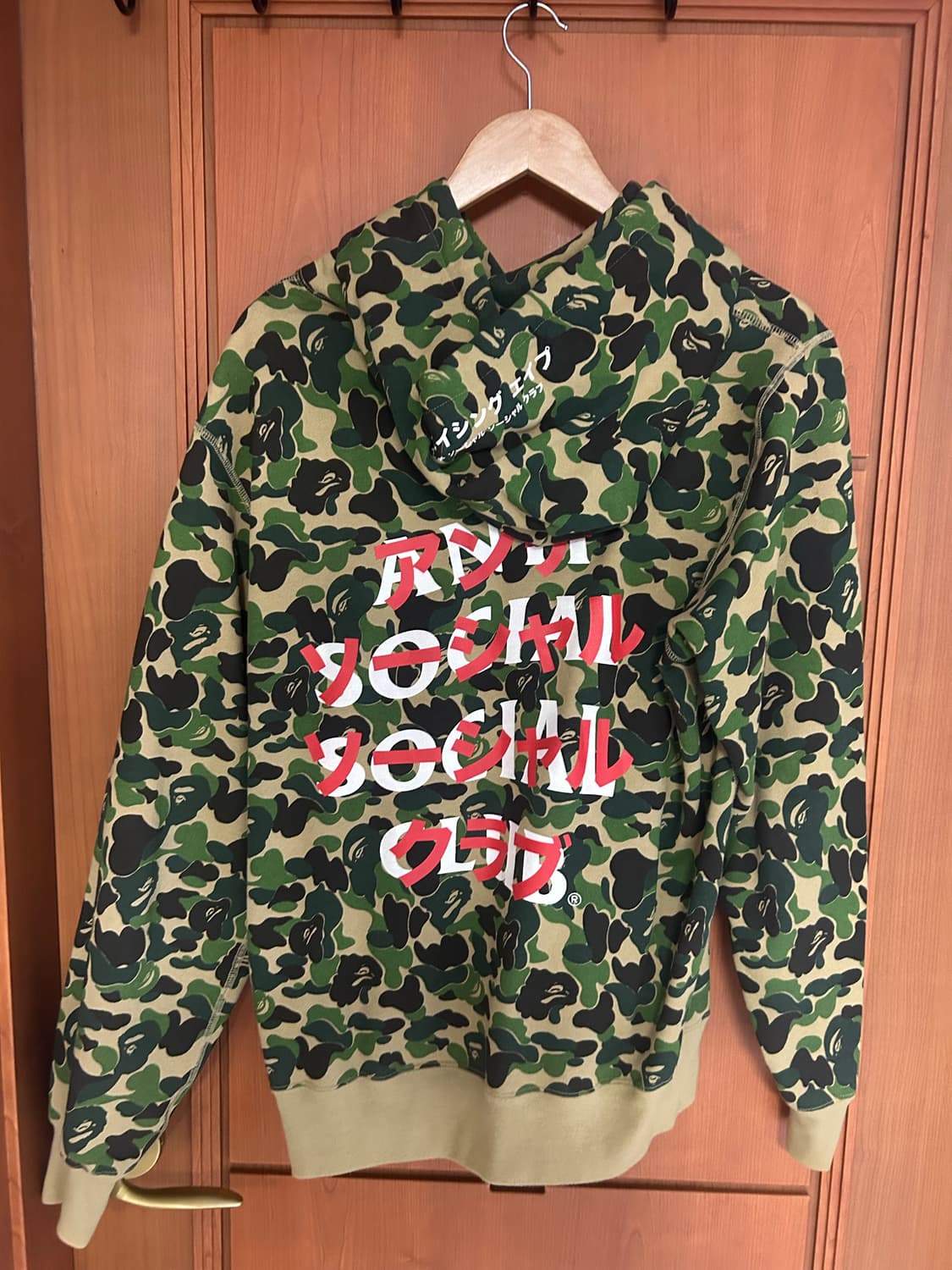 ASSC X Bape 카모 후드 상품이미지2