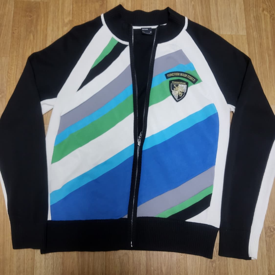 Exr 멋있는 니트 집업자켓 남자 95 상품이미지5