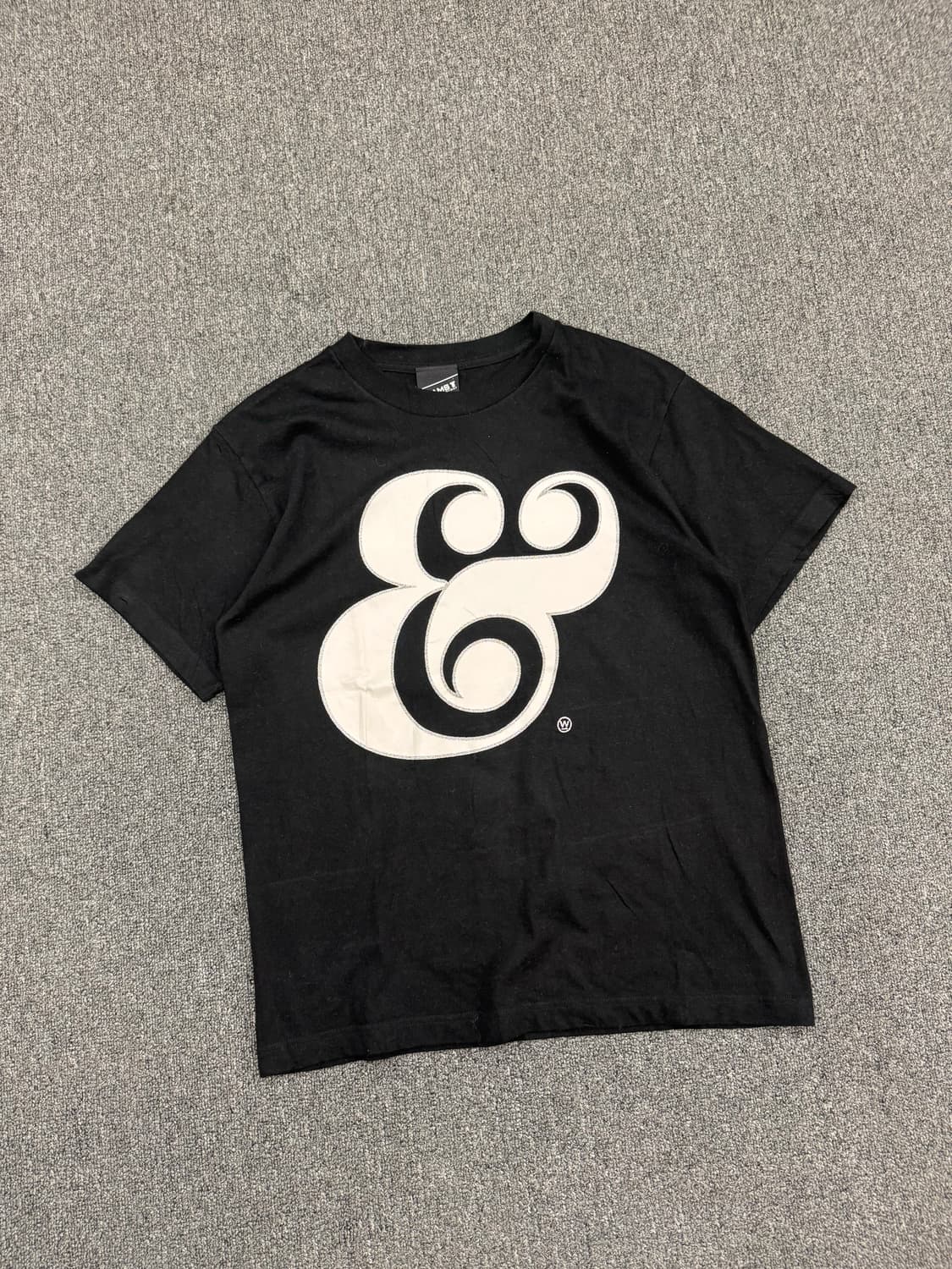 M)BEAMS T 빈티지 프린팅 블랙 반팔 티셔츠 상품이미지1