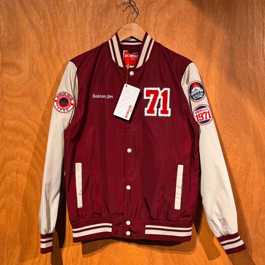 재팬 BOBSON 밥슨 나일론 바시티 자켓 M 상품이미지2