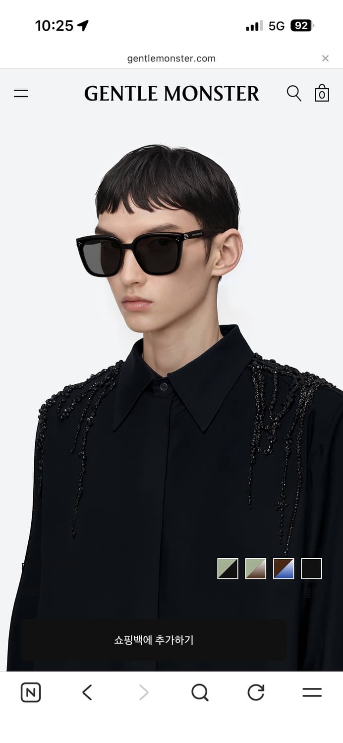 젠틀몬스터 마이미 01 블랙 선글라스 상품이미지3