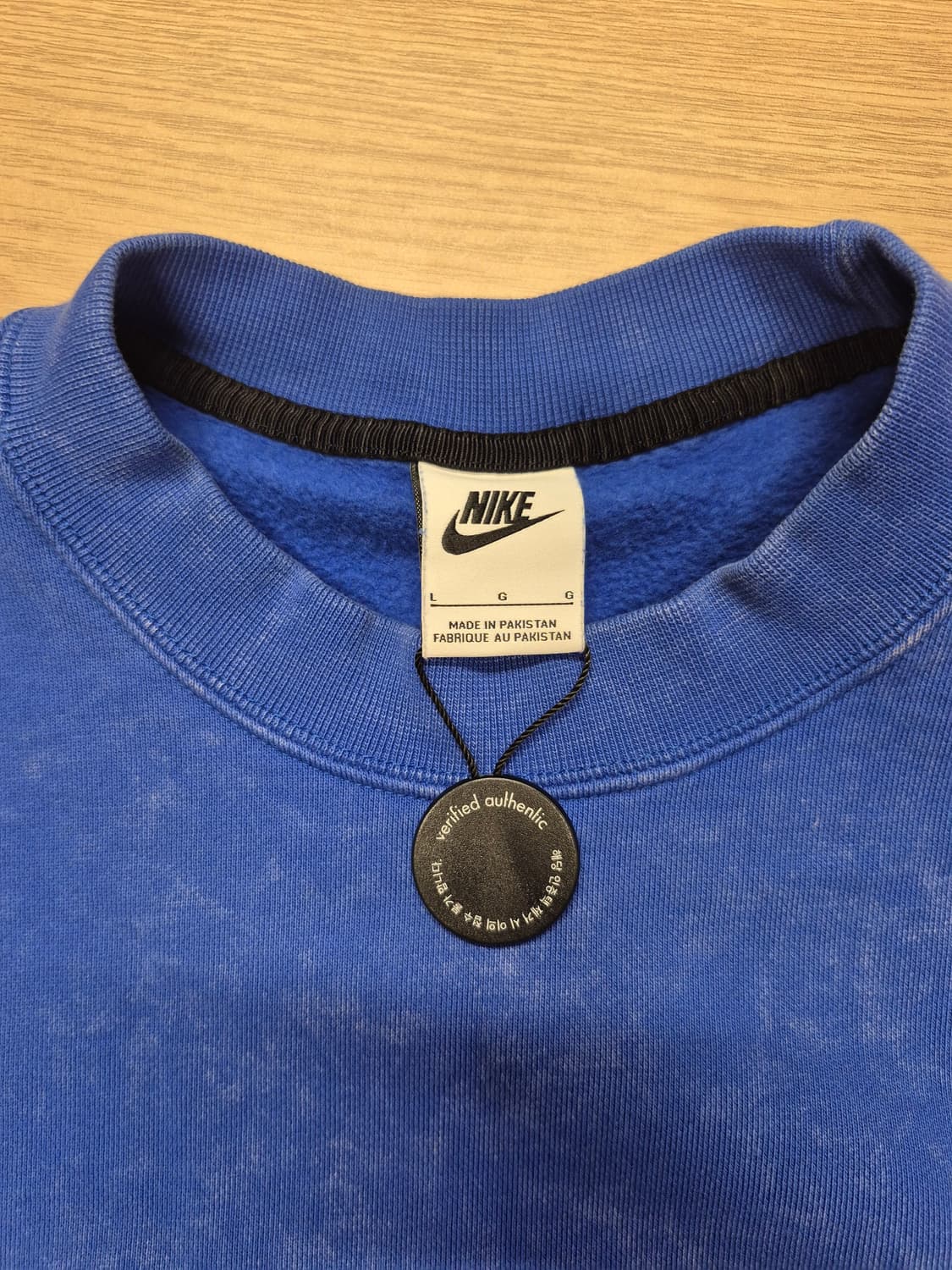 나이키 x 스투시 NRG 에시드 워시드 크루넥 게임 로얄 상품이미지2