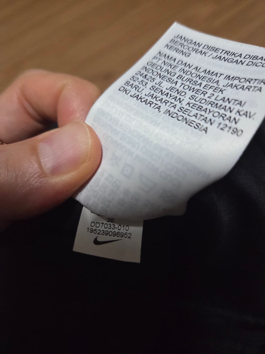 나이키 남성 블랙 면팬츠 36 상품이미지10