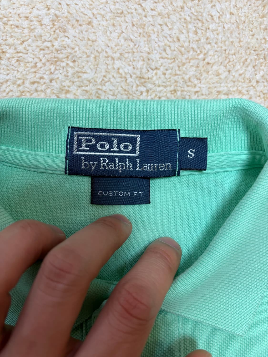 S) 폴로 랄프로렌 반팔 카라티 pk티 민트 상품이미지4