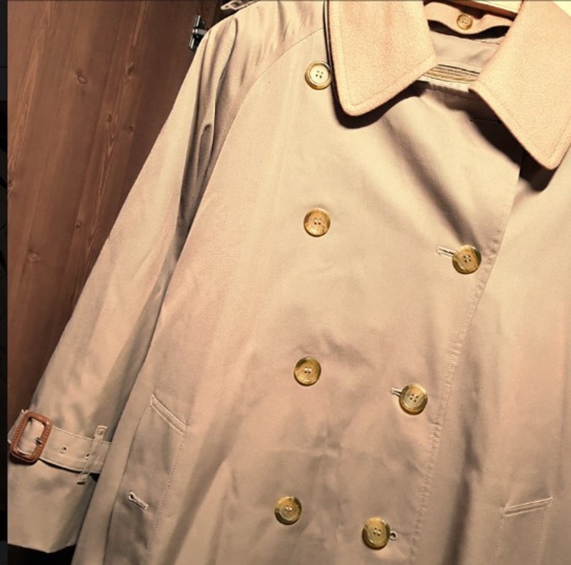 미사용 Burberrys 미국판 롱코트 상품이미지3