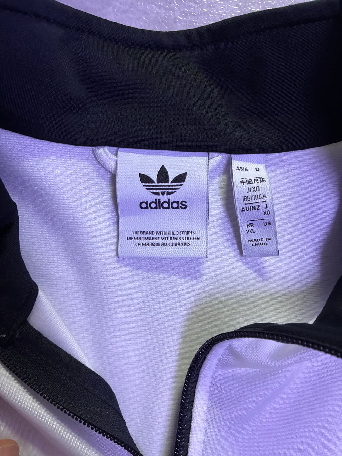 아디다스 검흰 져지 xl 상품이미지2