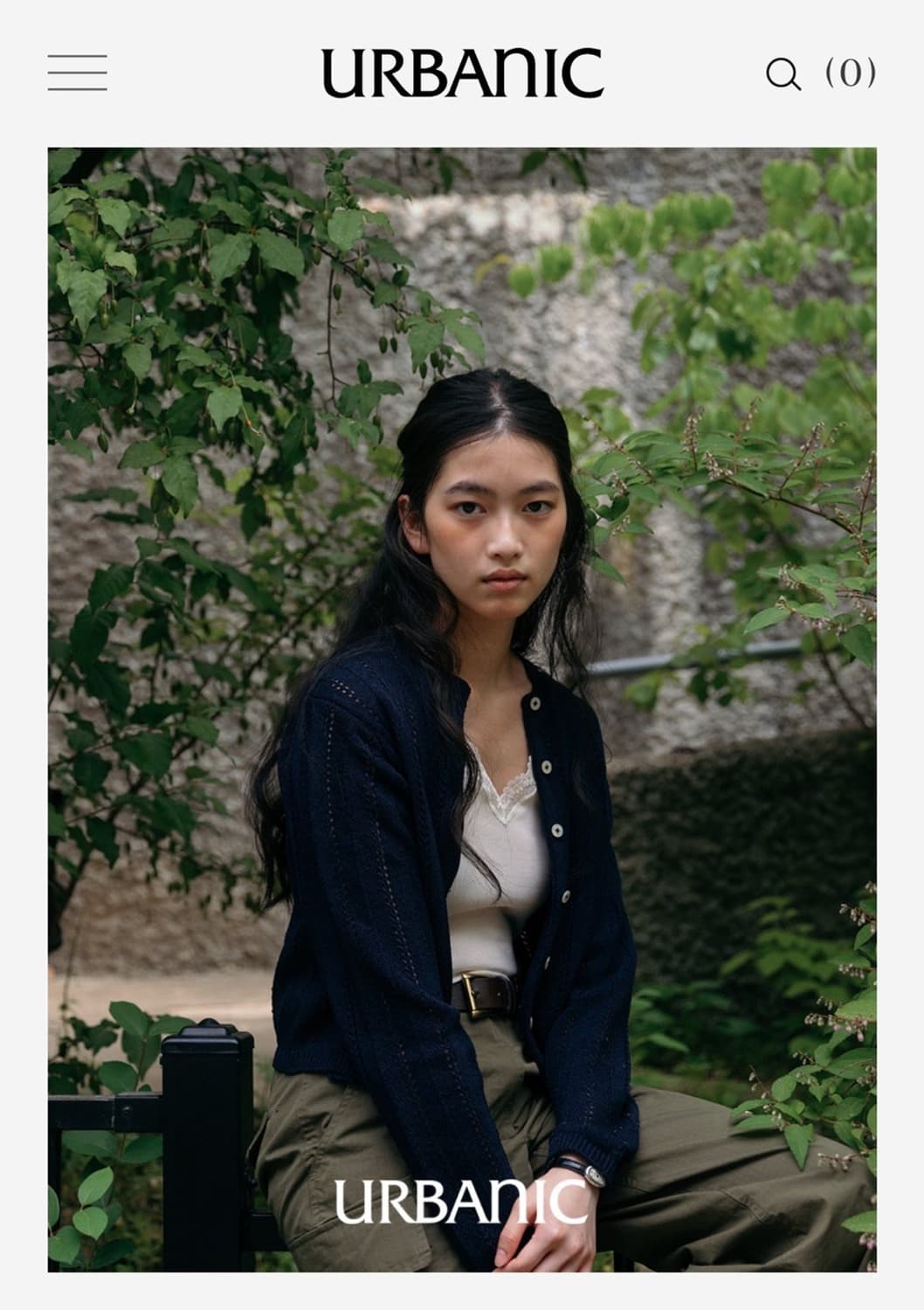 urbanic30 skashi punching cardigan navy 상품이미지6