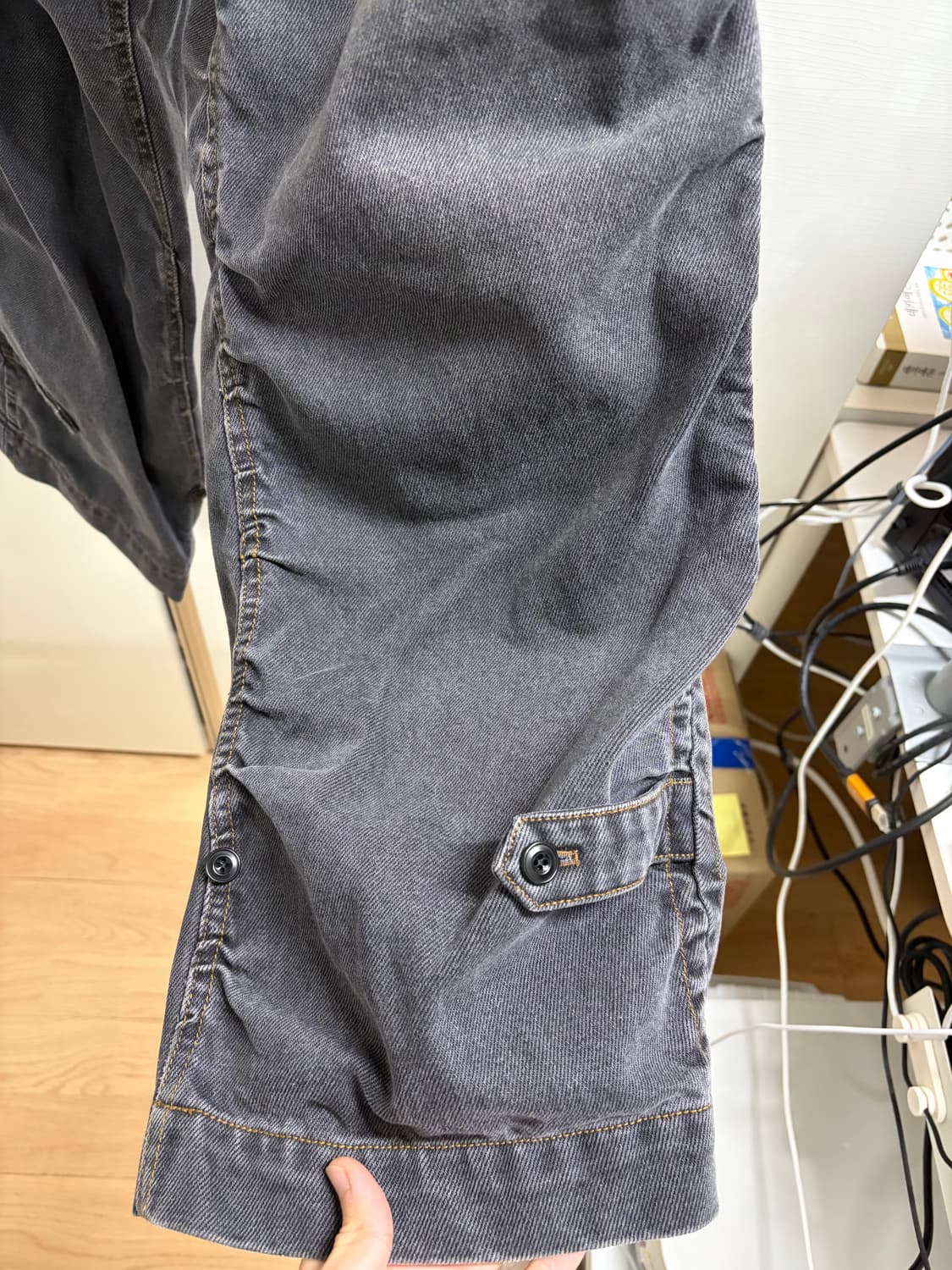 쿠어 셔링 데님 팬츠 상품이미지4