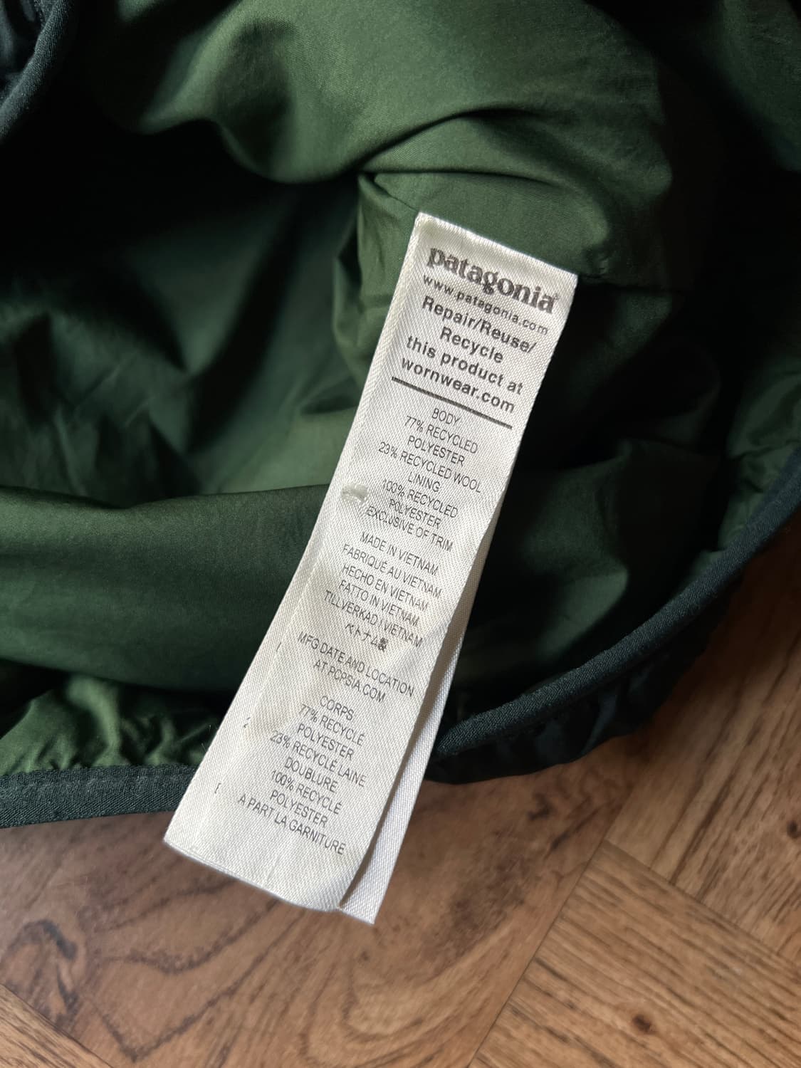 [S]파타고니아 Rhythem 리듬 타입 그린 플리스 자켓 상품이미지7