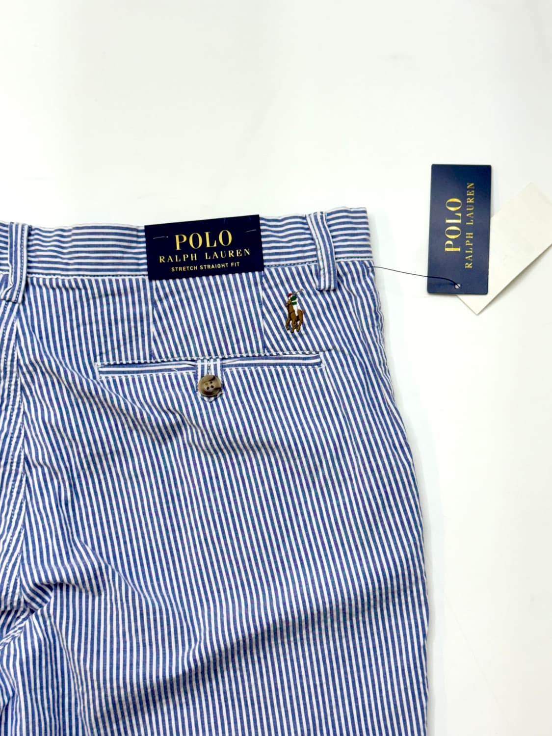 Polo 폴로 랄프로렌 스트레이트 핏 시어서커 스트라이프 팬츠  상품이미지6