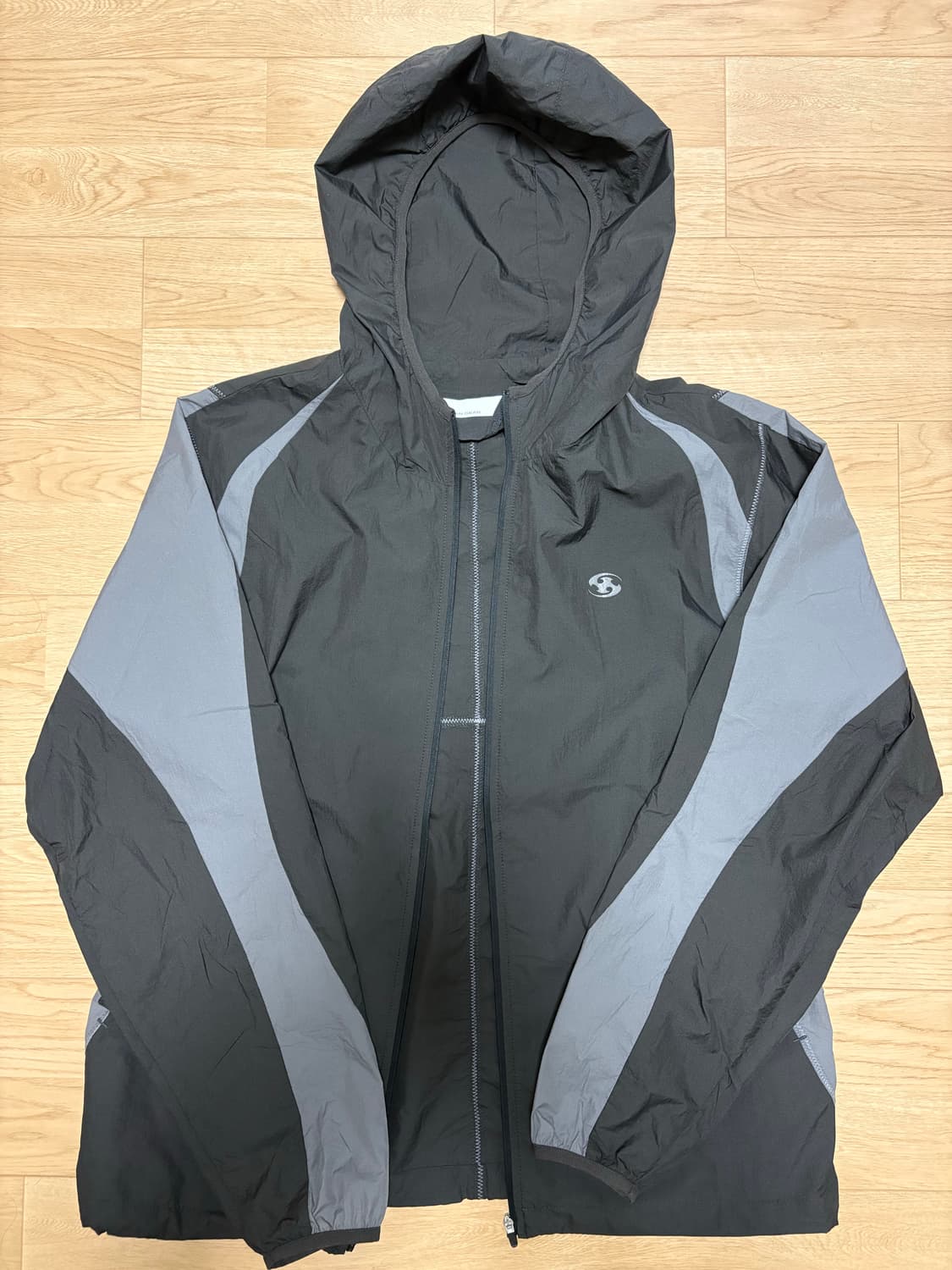 산산기어 패널드 자켓 블랙 Paneled Jacket Black 26SS 상품이미지2